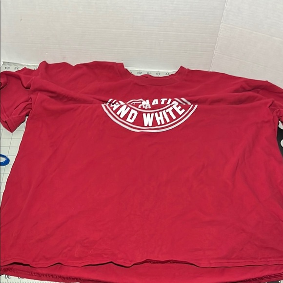 Crimson and White Graphic T-Shirt - Picture 6 of 10